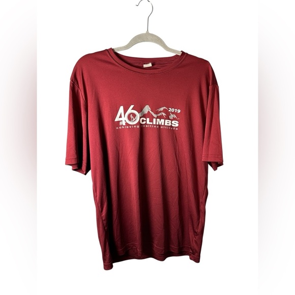 Sport-Tek 46 Climbs 2019 Performance Tee Red Size M - Picture 1 of 5